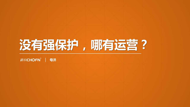 【GIPC】母洪：“沒有強保護，哪有運營”（附原稿PPT）