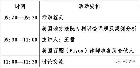 2019年北京海外知識產權維權實訓第三期活動（通知）