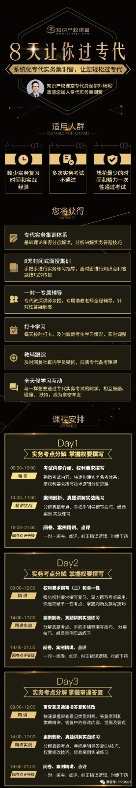 80%通過率的專代實務集訓班開啟報名，8天讓你過專代